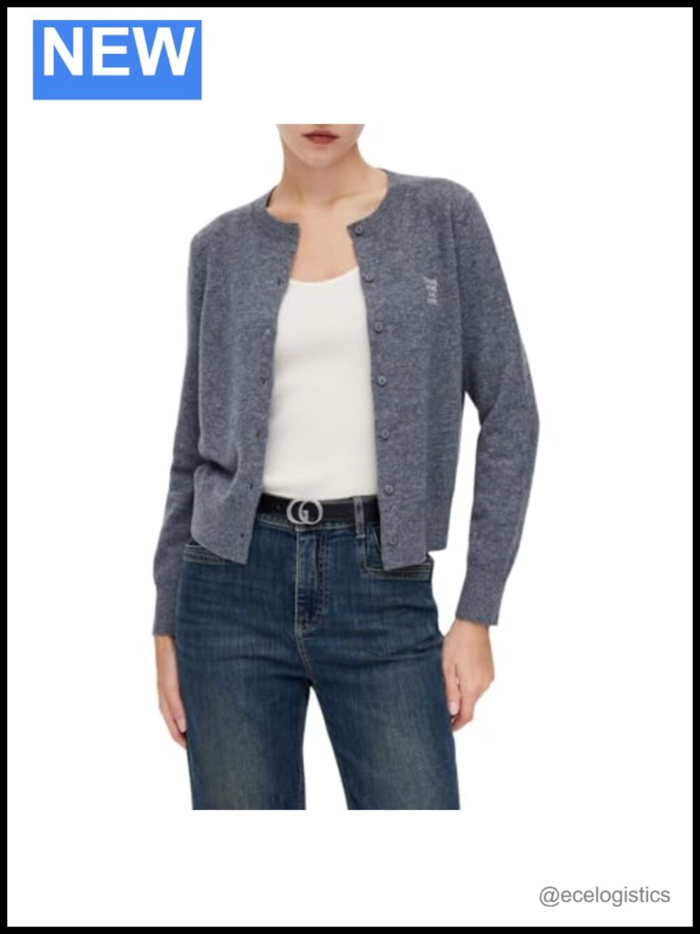 100% Australian Merino Wool Cardigan Sweater Women Long Sleeve